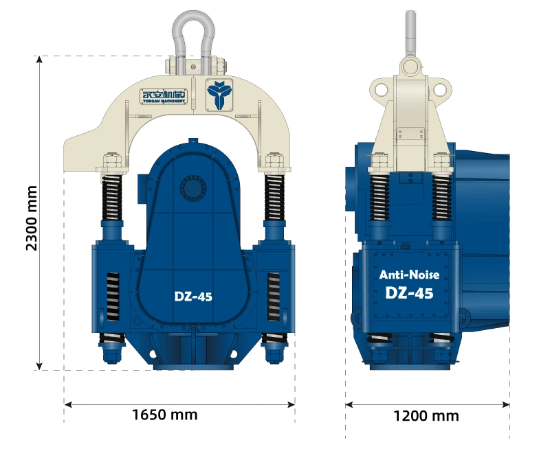 DZ-45电动振动打桩锤